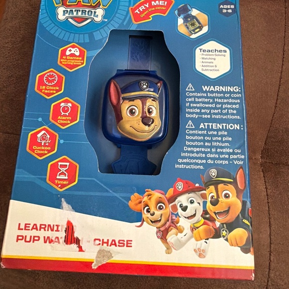 Paw Patrol Other - Paw Patrol Chase Learning Pup Watch - Blue
